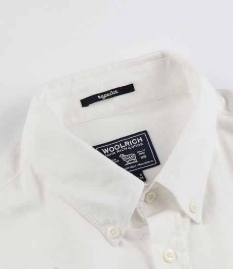 Woolrich Oxford Pocket LS Shirt Off-White