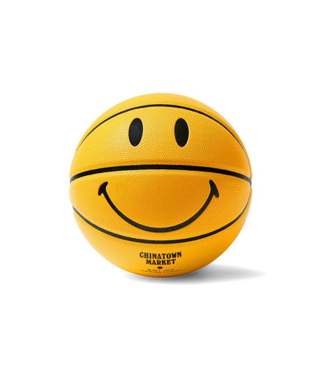 Chinatown Market Smiley Basketball Yellow