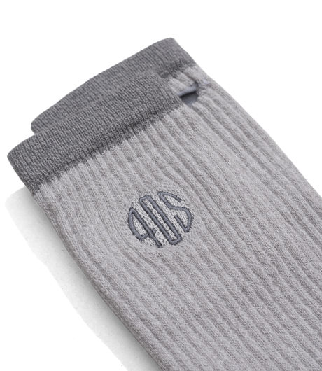 40's & Shorties Field Pocket Sock Speckle Gray