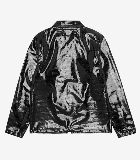 Fucking Awesome Stamp Embossed Vinyl Work Jacket Black