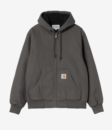 Carhartt WIP OG Active Jacket Dearborn Canvas Graphite Stone Canvas