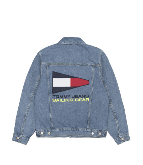 Tommy Jeans 90's Woman Logo Denim Jacket Mid Blue