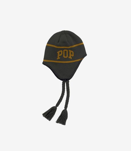 POP Trading Company Earflap Beanie Duffel Green/Olive