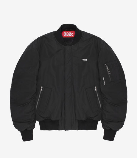 032c MARIA Bomber Jacket Black