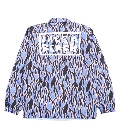 Life's a Beach Reversible Flames Coach Blue