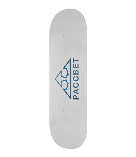 Rassvet Skateboard Logo White/Navy 8.6"