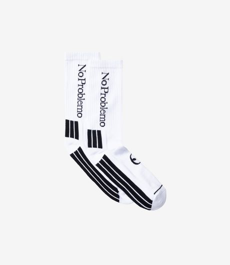No Problemo Sock White