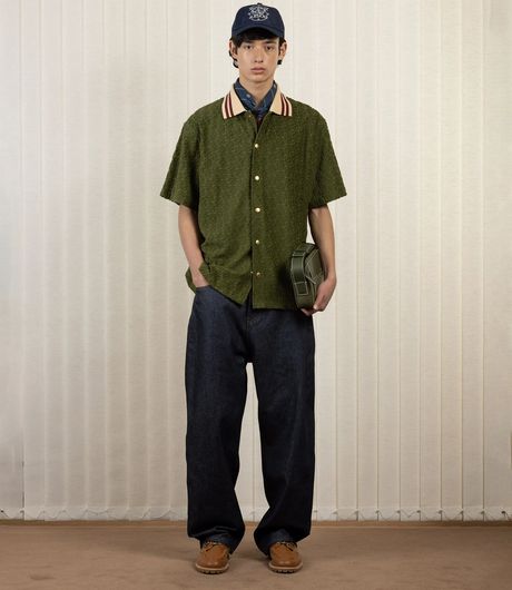 Drôle de Monsieur La Chemise Monogramme Dark Green