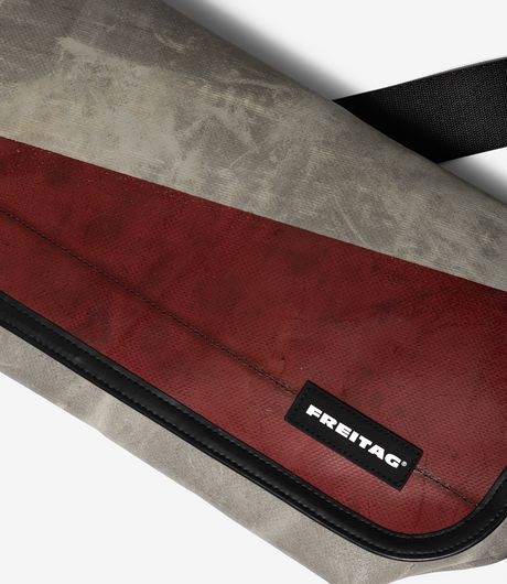 Freitag F42 Surfside 6 Medium Messenger Bag Grey/Red