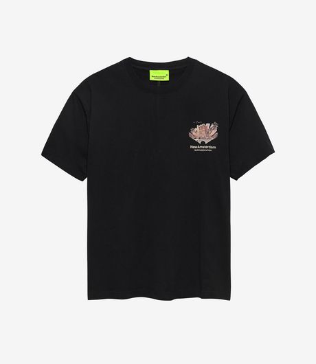 New Amsterdam Surf Association Tropical Tee Black