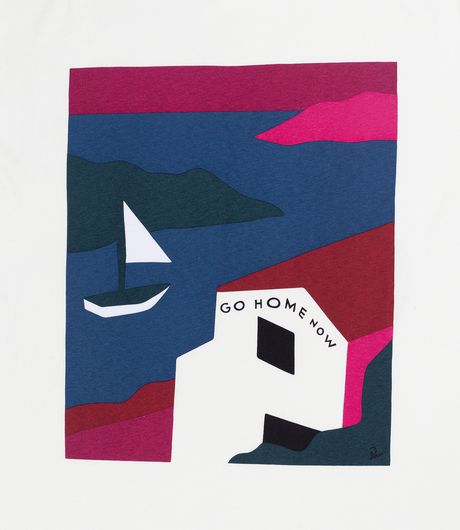 by Parra No Vacation T-Shirt White
