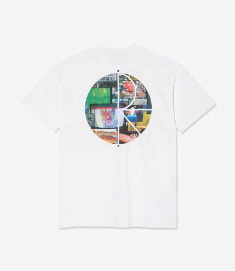 Polar Skate Co Ourselves Collage Fill Logo Tee White