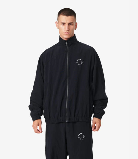 7 Days Active Track Jacket Black