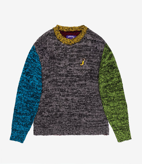【FUCKING AWESOME】FUCHIKO UNWOUND SWEATER COLOR BLOCK Fucking Awesome - Fuchiko Unwound Sweater - Color Block