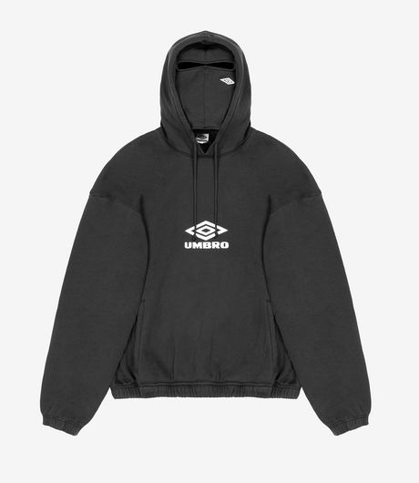 Umbro OG Logo Mask Hoodie Washed Black