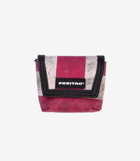 Freitag F213 Mini Messenger Key Holder Fuchsia/White
