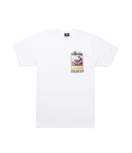 Stussy Love And Hate Tee White