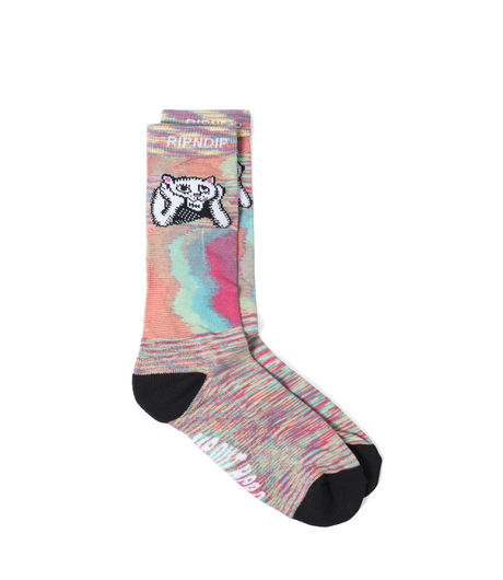 Ripndip Stoner Socks Trippy Pattern