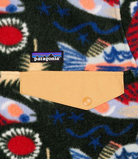 Patagonia Lightweight Synchilla® Snap-T® Fleece Pullover  Salmon Energy: Old Growth Green