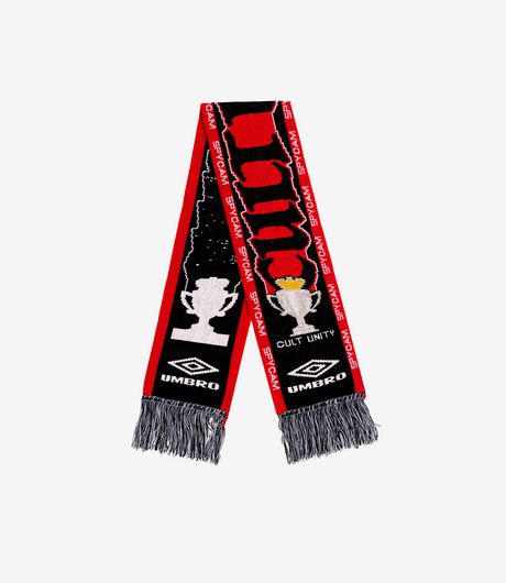 Umbro Cult Unity Scarf Black Red