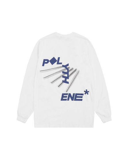Polythene Optics LS03 Metal Rod LS T-Shirt White/Navy