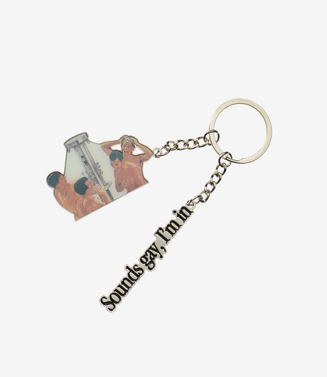 Carne Bollente Soapy Scandals Keychain Silver