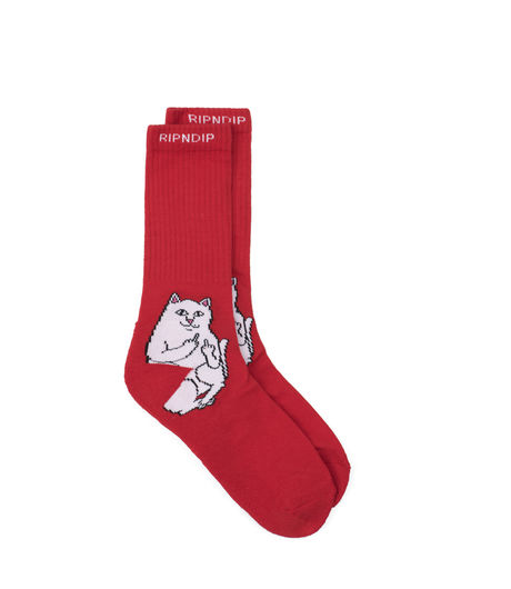 Ripndp Lord Nermal Socks  Red