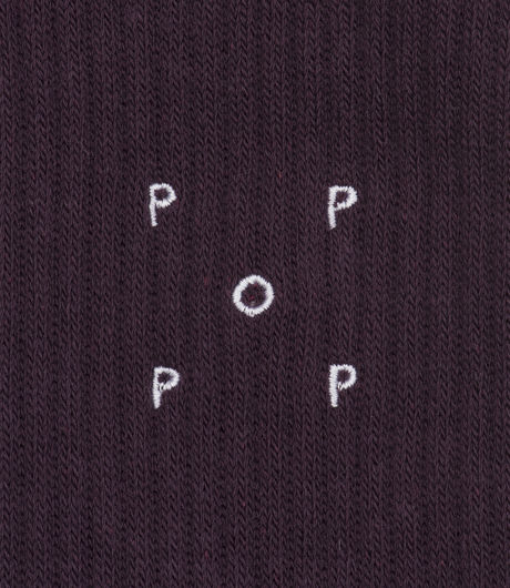 Pop Trading Company Sport Socks Eggplant