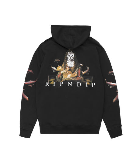 Ripndip Mother Fish Baby Pullover Sweater Black