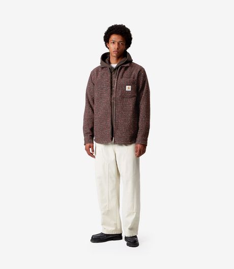 Carhartt WIP Bellamy Shirt Jac Bellamy Check Tobacco