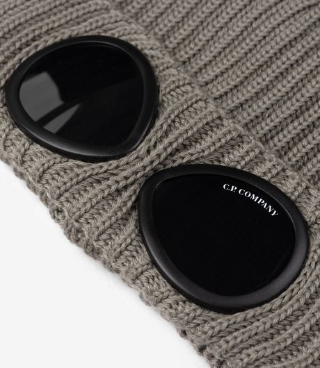 C.P. Company Extrafine Merino Wool Goggle Beanie Fallen Rock