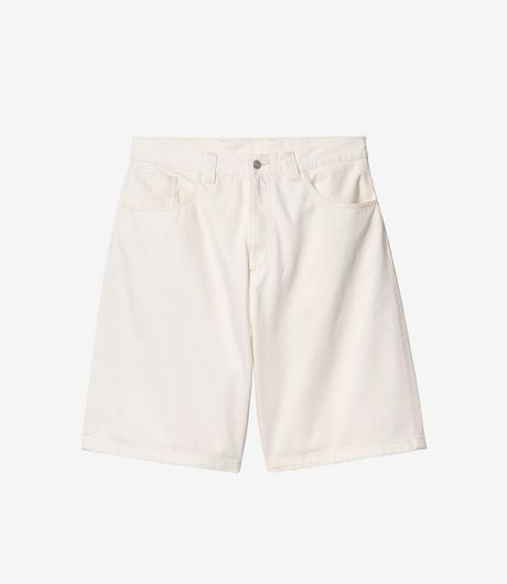 Carhartt WIP Brandon Short Smith Denim White Rinsed
