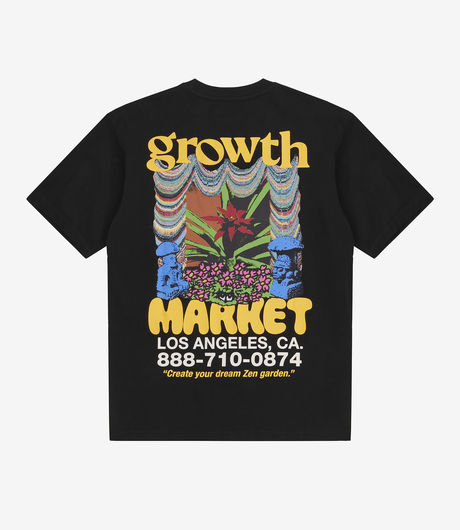 Market Growth T-Shirt Black