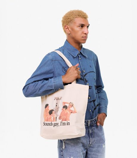 Carne Bollente Tote-ally Gay Bag Natural