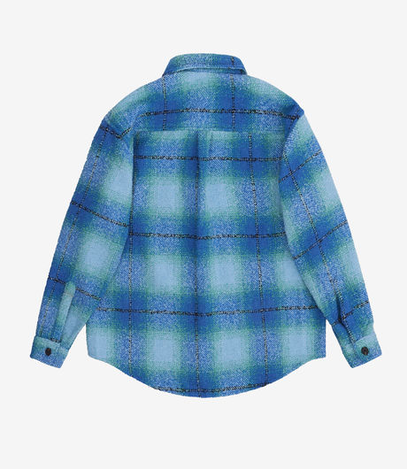 Fucking Awesome Heavy Flannel Overshirt Blue/Green