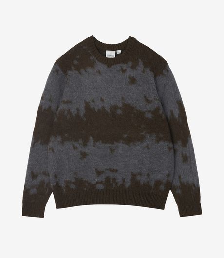 Gramicci Mohair Splatter Sweater Slate Splatter