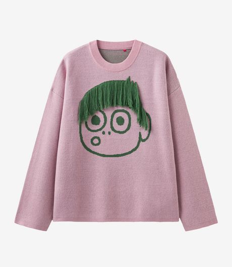 SSSTUFFF Cut My Hair Knit Pink