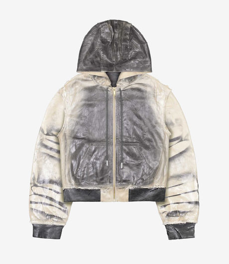 Racer Worldwide Denim Waxed Bomber Beige