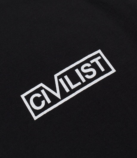 Civilist Block Logo Tee Black