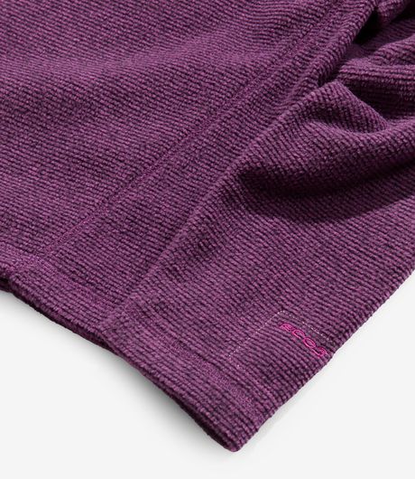 Reese Cooper Outdoor Supply Sequoia Quarter Zip Textured Fleece Orchid