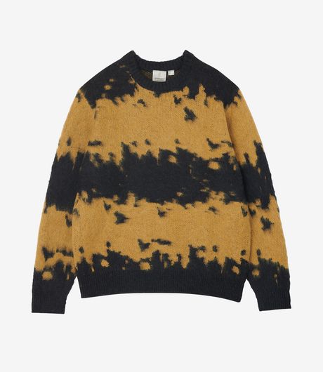 Gramicci Mohair Splatter Sweater Safron Splatter