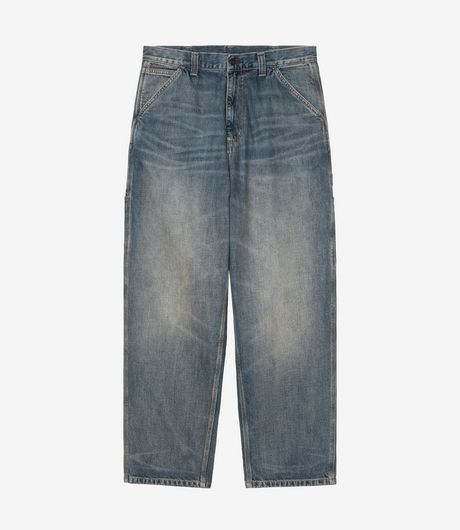 Carhartt WIP OG Single Knee Pant Camano Denim Blue Worn Used Wash