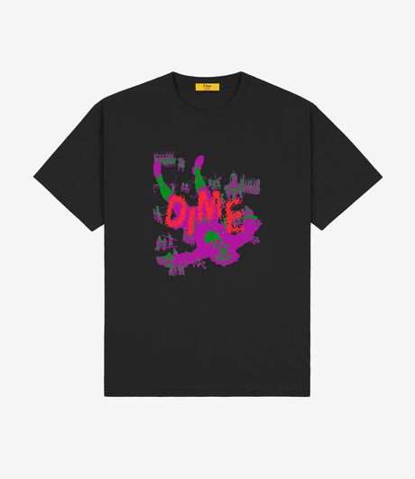 Dime Gulliver Allover T-Shirt Black