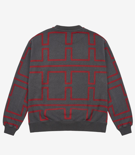 The Trilogy Tapes Over Dye Pulse Crew Black/Red