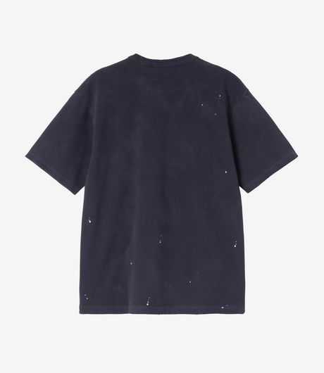Carhartt WIP S/S Painter T-Shirt Dark Navy Destroy Wash Splatter