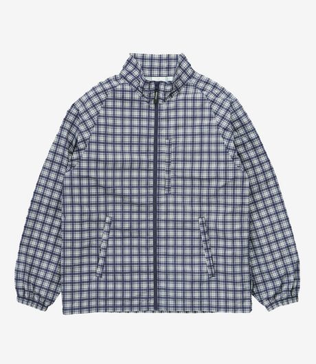 Gramicci Checkered Shell Jacket Navy Check