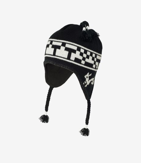 The Trilogy Tapes Snow Beanie Black/White
