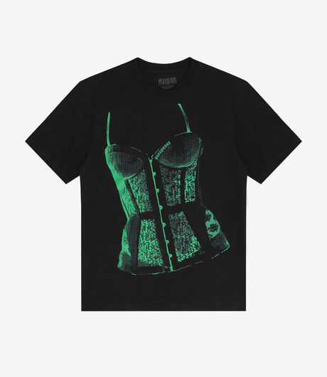 Pleasures Corset T-Shirt Black