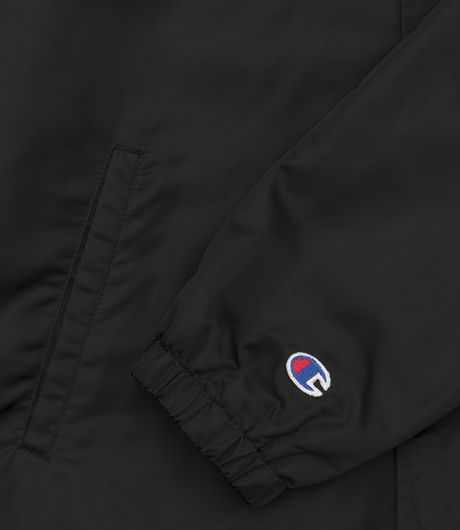 Champion Coach Jacket Logo Black