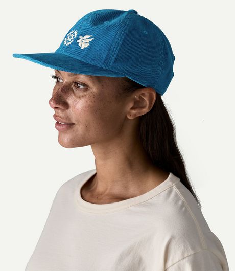 Patagonia Corduroy Cap Kaleido Flowers: Shore Blue